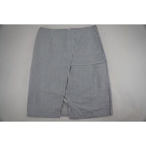 Ciao Bella Blue Stripe Skirt Size L Large